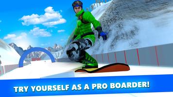 Snowboard Mountain Race Affiche