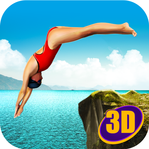 Swimming Pool Flip Diving 3D