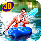 Kayak Boat River Cross Simulator - Canoeing Game আইকন