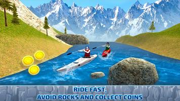 Kayak Boat River Cross Simulator - Canoeing Game скриншот 1