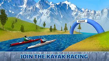 Kayak Boat River Cross Simulator - Canoeing Game скриншот 2