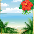 Tropical Beach Photo Collage APK