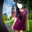 Girl Short Dress Photo Montage