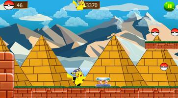 Super pikachu correr aventura imagem de tela 1