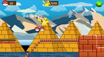 Super pikachu correr aventura imagem de tela 2