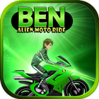 3D Hero Ben - Alien Moto Ride icône