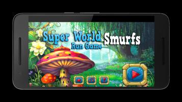 Super World Smurfs Run Game تصوير الشاشة 3