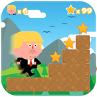 Super Trump Jump in Jungle icône