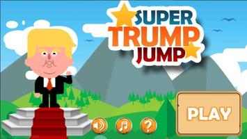 Super Trump Jump in Jungle Affiche