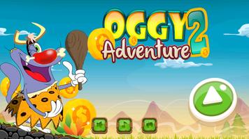 Oggy Stone Age Run Adventure Affiche
