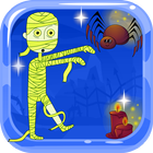 Mummy halloween run icon