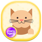 Cool Kitty SMS Theme icono