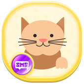 Cool Kitty SMS Theme icon
