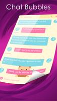 Cool Kitty SMS Theme screenshot 1