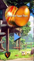 Surprise Eggs Kids Toys Aca الملصق