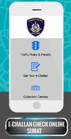Surat E-Challan Check Online پوسٹر