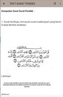 Bacaan Surat Pendek Al Qur'an captura de pantalla 3