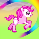 My  Pinkie Unicorn Dash Rainbow pony magic jump APK