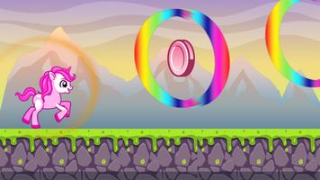 My  Pinkie Unicorn Dash Rainbow pony magic jump Affiche
