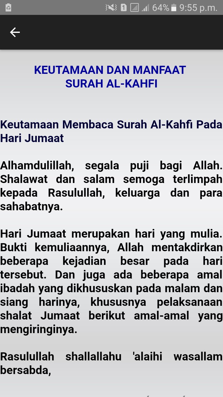 Surah Al Kahfi Lengkap For Android Apk Download