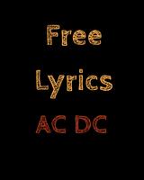 AC DC Lyrics Affiche