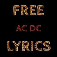 AC DC Lyrics syot layar 1