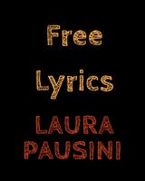 Free Lyrics for Laura Pausini ポスター