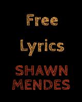 Free Lyrics for Shawn Mendes Affiche