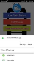 Live Train Status and PNR Check 2018 اسکرین شاٹ 3