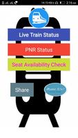 Live Train Status and PNR Check 2018 Affiche
