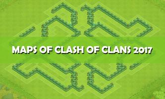 Maps of Clash of Clans 2017 الملصق