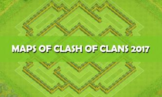 Maps of Clash of Clans 2017 تصوير الشاشة 1