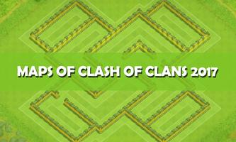 Maps of Clash of Clans 2017 تصوير الشاشة 2