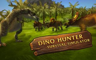 Dino Hunter Survival Simulator الملصق