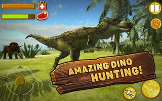 Dino Hunter Survival Simulator تصوير الشاشة 1