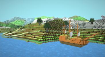 World Craft Island Survival 3D Affiche