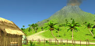 Survival Volcano Island 3D