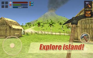 Survival Volcano Island 3D Affiche