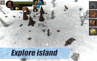 Winter Island CRAFTING GAME 3D-poster