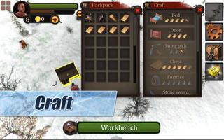 Winter Island CRAFTING GAME 3D اسکرین شاٹ 1