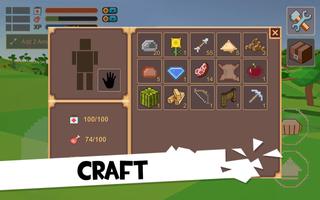 Crafting Survival: Pixel World captura de pantalla 1