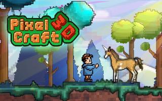 Pixel Craft Выживание 3D постер