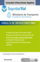 Consultar Multas e Infracciones Transito Argentina screenshot 2