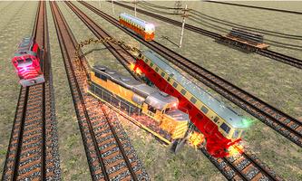 Chained Train Simulator 3D - Multiplayer Stunt Ekran Görüntüsü 1