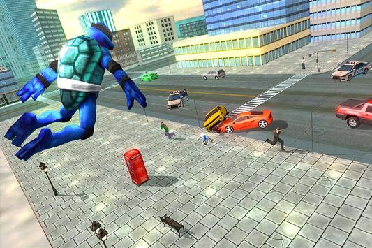 Flying Ninja Warrior Turtle City Rescue Mission 3D banner