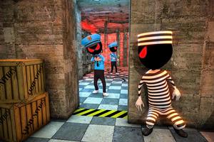 Grand StickMan Prison Escape Story Jail Break 2018 screenshot 3