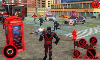 Grand Superhero Flying Panther City Rescue Mission Screenshot 2