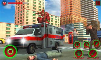 Super Light Hero Modern Crime City Combat capture d'écran 2