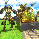 Futuristic Army Train Transform Grand Robot Wars APK