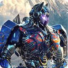 Air Robot Transform Helicopter Battle Revolution icon